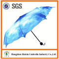 OEM/ODM usine d’alimentation personnalisé impression promotionnelle polyester parapluie